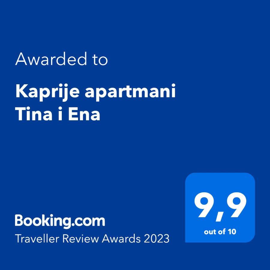 Kaprije Apartmani Tina I Ena Eksteriør billede